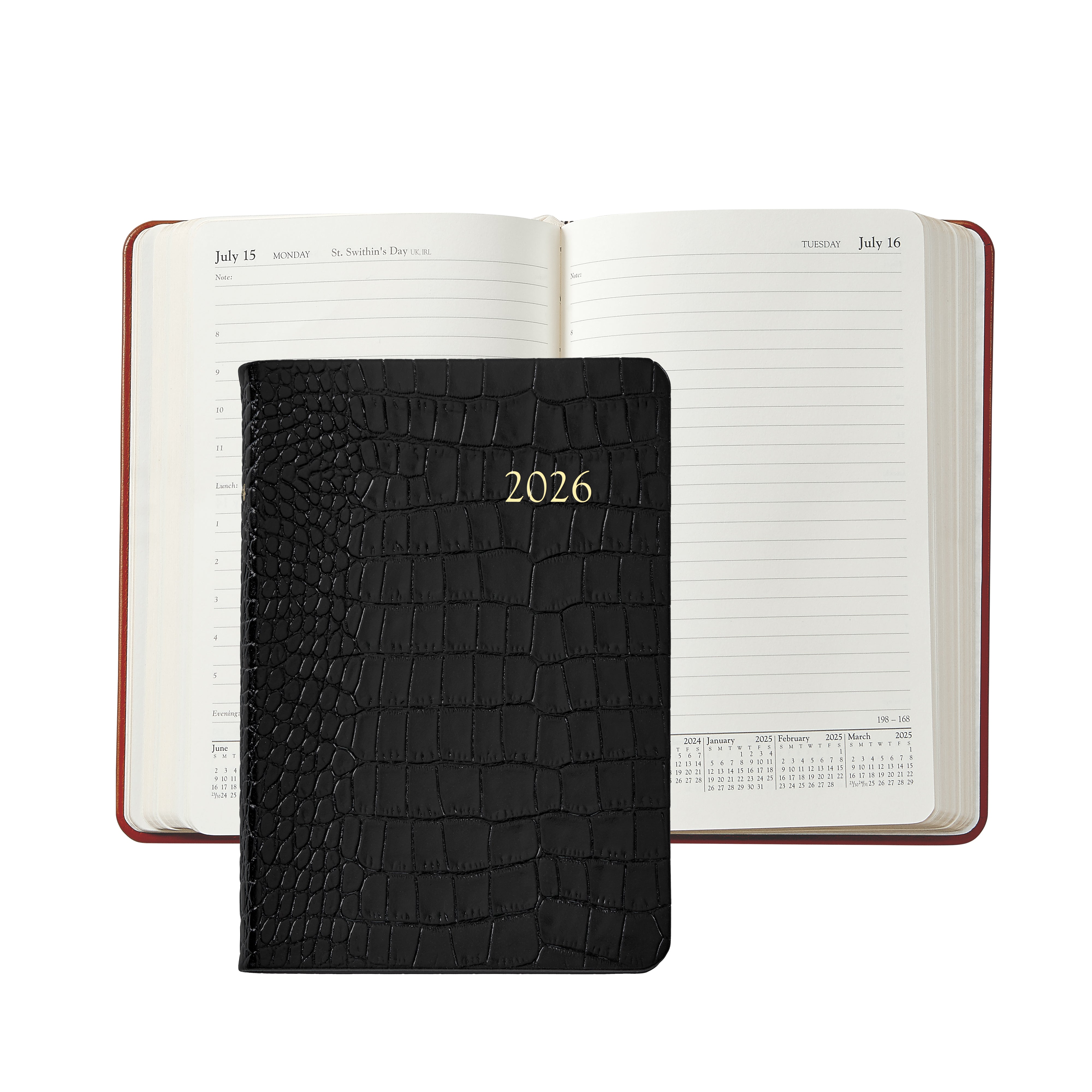 2026 DAILY PLANNER 336 Pages Dated Leather Daily Journal 2026 Academic