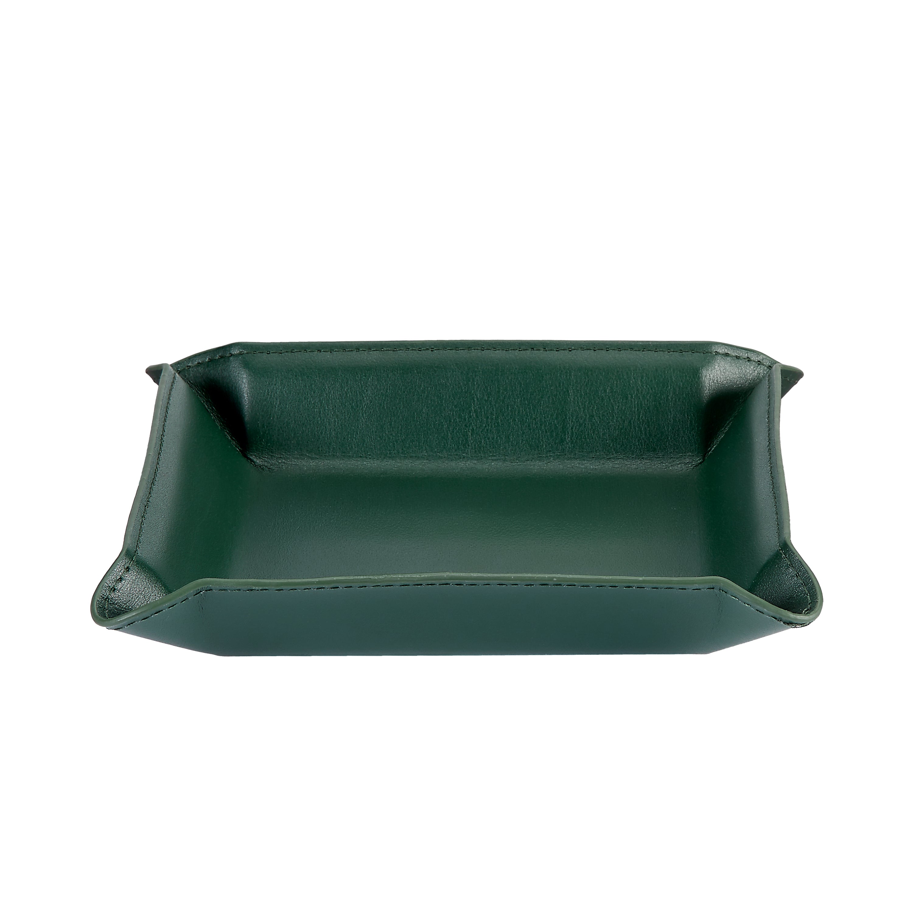 Leather Valet Tray | Green Leather – Graphic Image