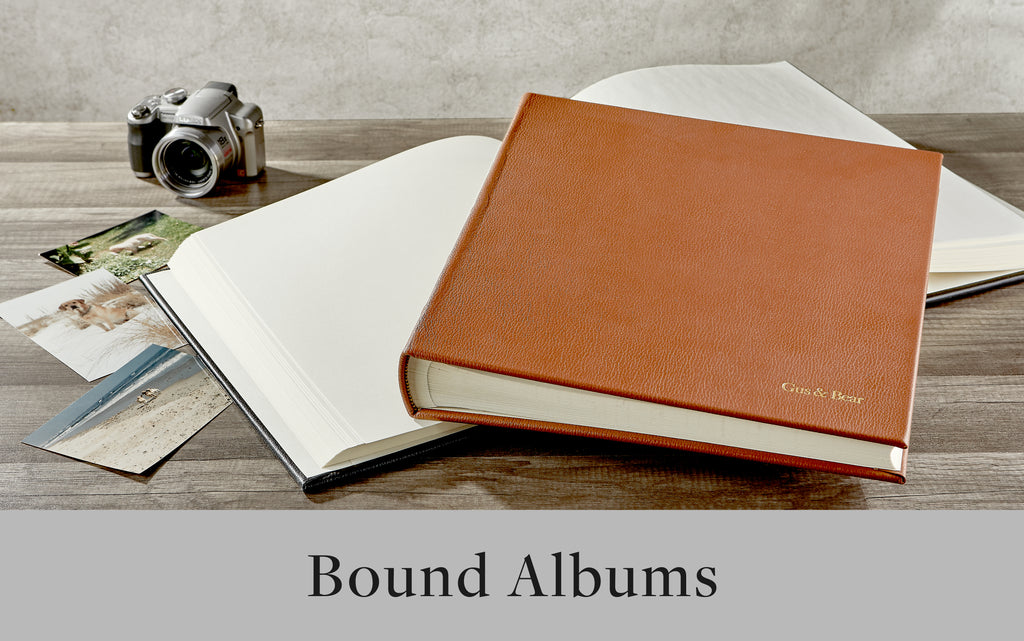 Leather Photo Albums - Leather Bound Albums - MILK Books