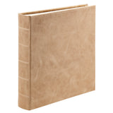 Large Bound Album Beige Rustic Leather