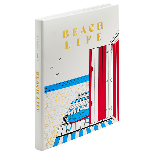 Beach Life | Ivory Bonded Leather – Graphic Image