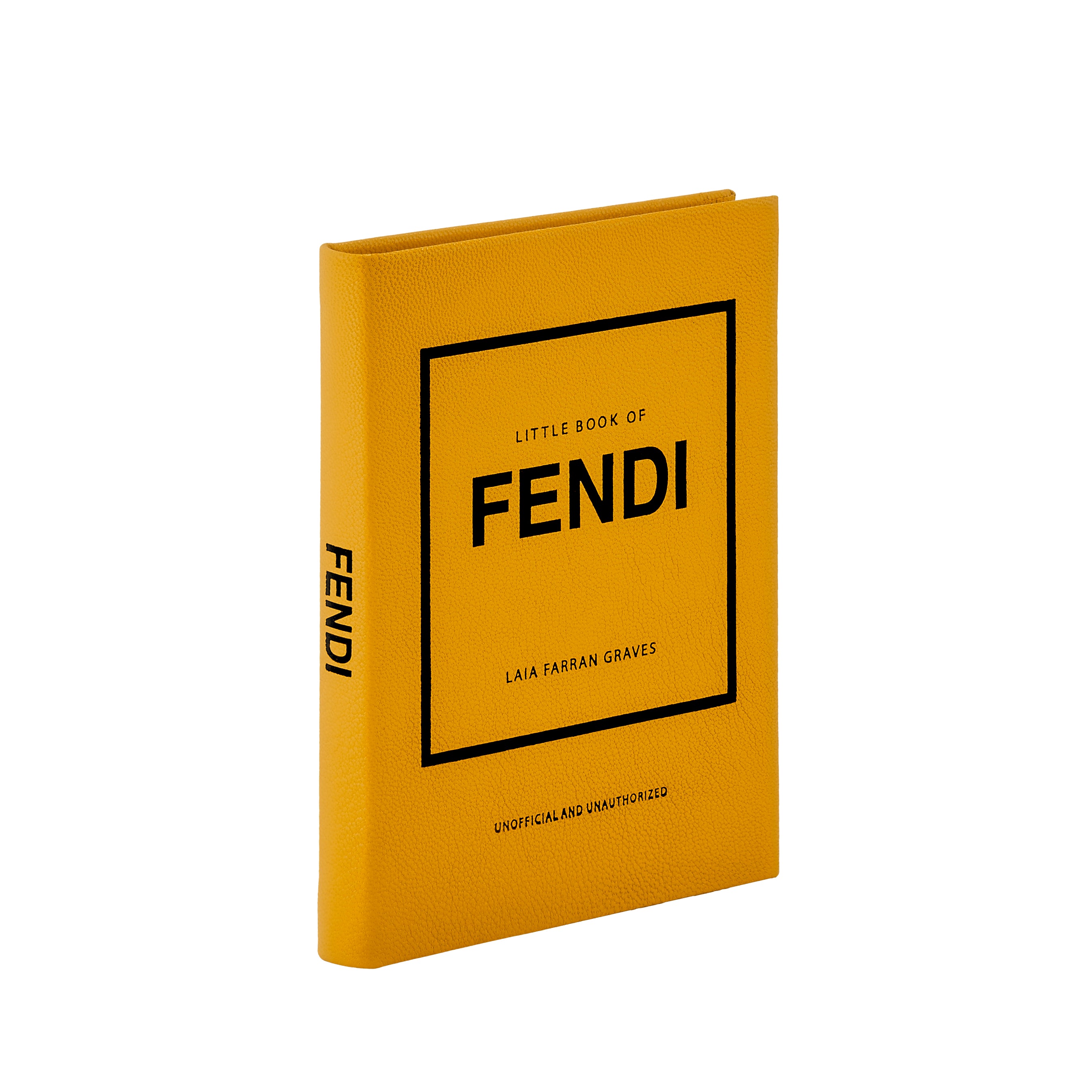 Little Book of Fendi Yellow Goatskin Leather Graphic Image