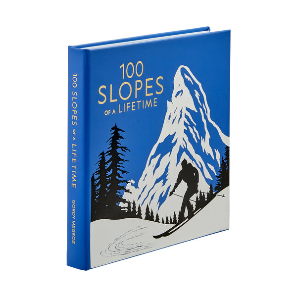 100 Slopes Of A Lifetime | Leather Bound Edition – Graphic Image
