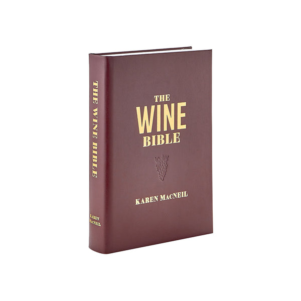 ワイン　ソムリエThe Wine Bible by Karen MacNeil The Wine Bible | Burgundy Traditional Leather – Graphic Image