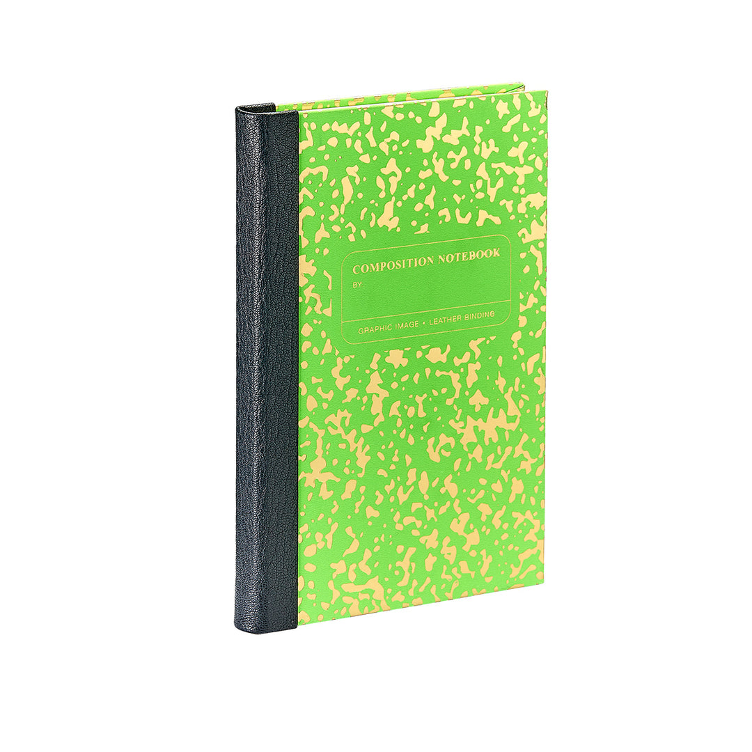 Composition Notebook | Neon Green/Gold – Graphic Image