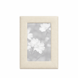 4 x 6 Studio Frame Ivory Pebbled Leather