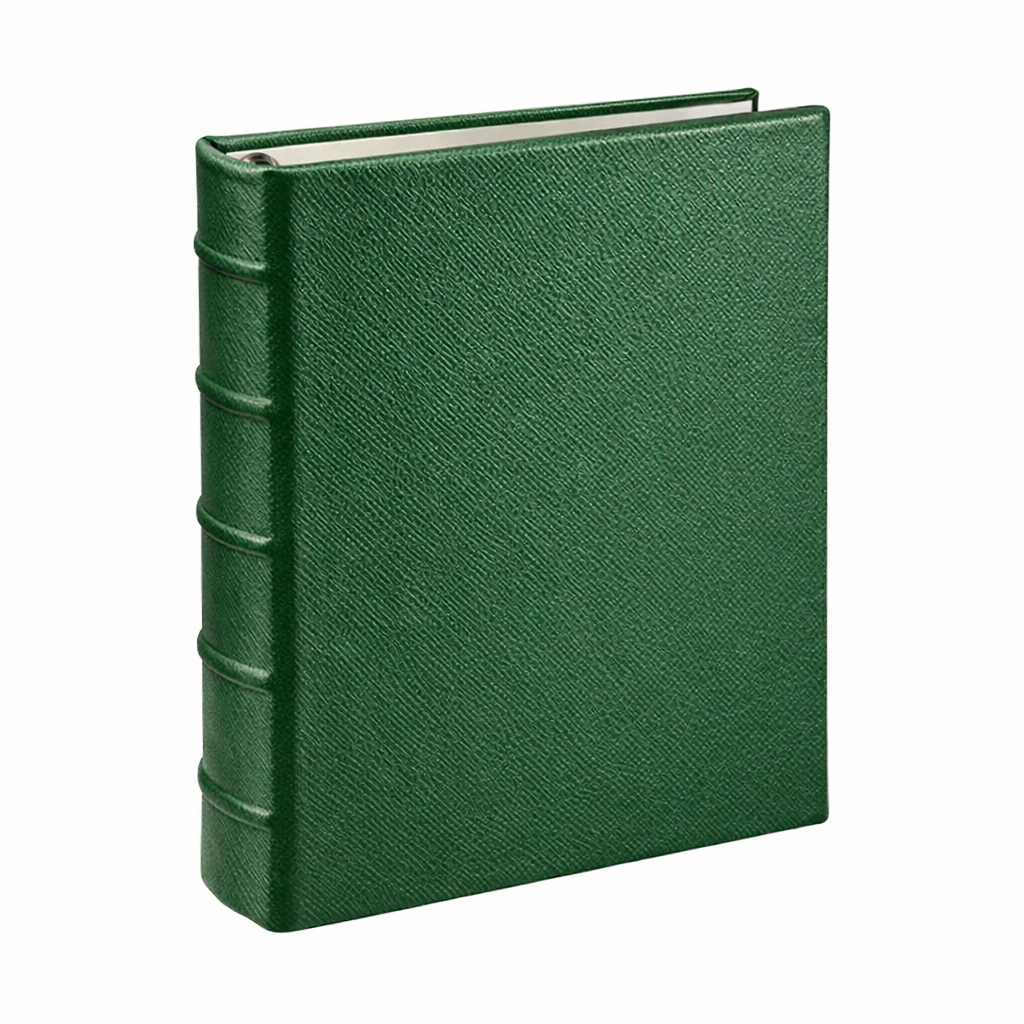 Desk Address Book Desk Address Book | Green Pebble Leather – Graphic Image