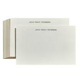Letterpress Personalized Memo Tray Cards