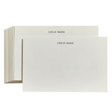 Letterpress Personalized Memo Tray Cards