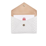 Gift Card with Personalized Leather Card Case