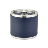 Leather Ice Bucket with Tongs