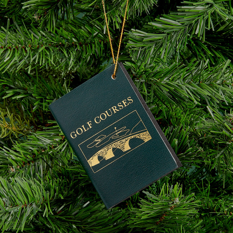 Mini Leather Ornaments: The Golfer