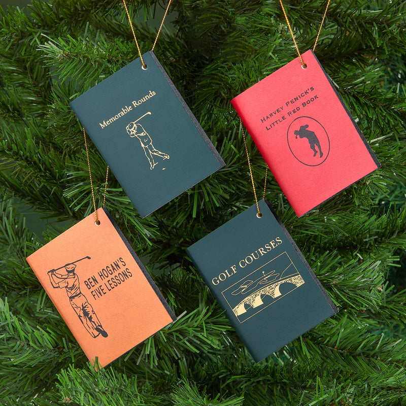 Mini Leather Ornaments: The Golfer