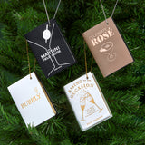 Mini Leather Ornaments: Holiday Cheer