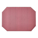 Leather Rectangle Placemats - Set of 2 Rose