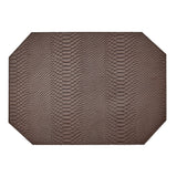 Leather Rectangle Placemats - Set of 2 Taupe