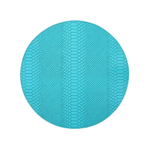 Leather Round Placemats - Set of 2