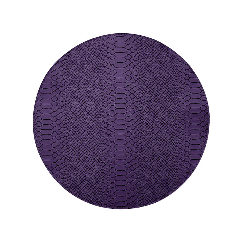 Leather Round Placemats - Set of 2