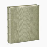 Medium 4-Ring Clear Pocket Album Sage Python