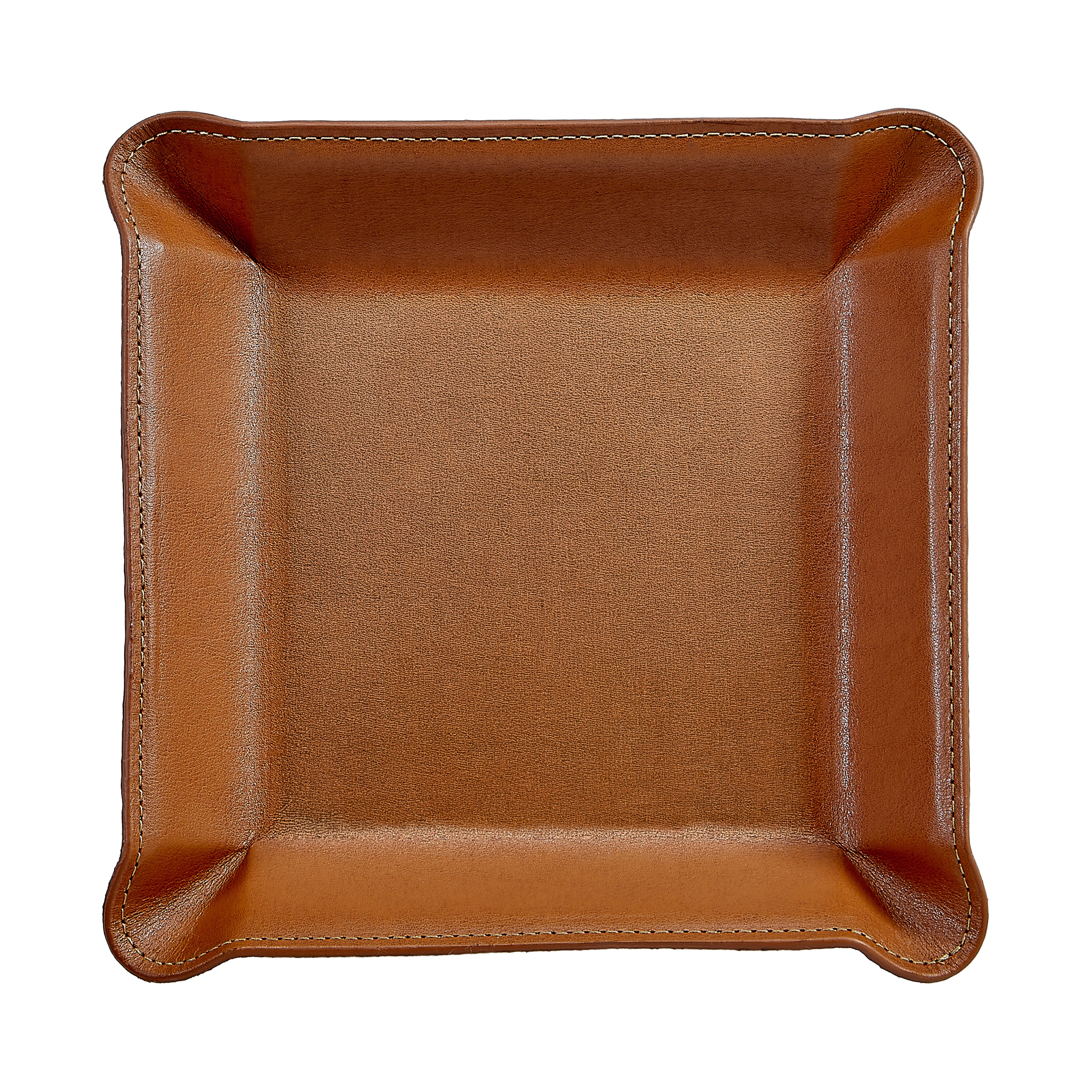 Graphic Image Moldable Leather Catchall