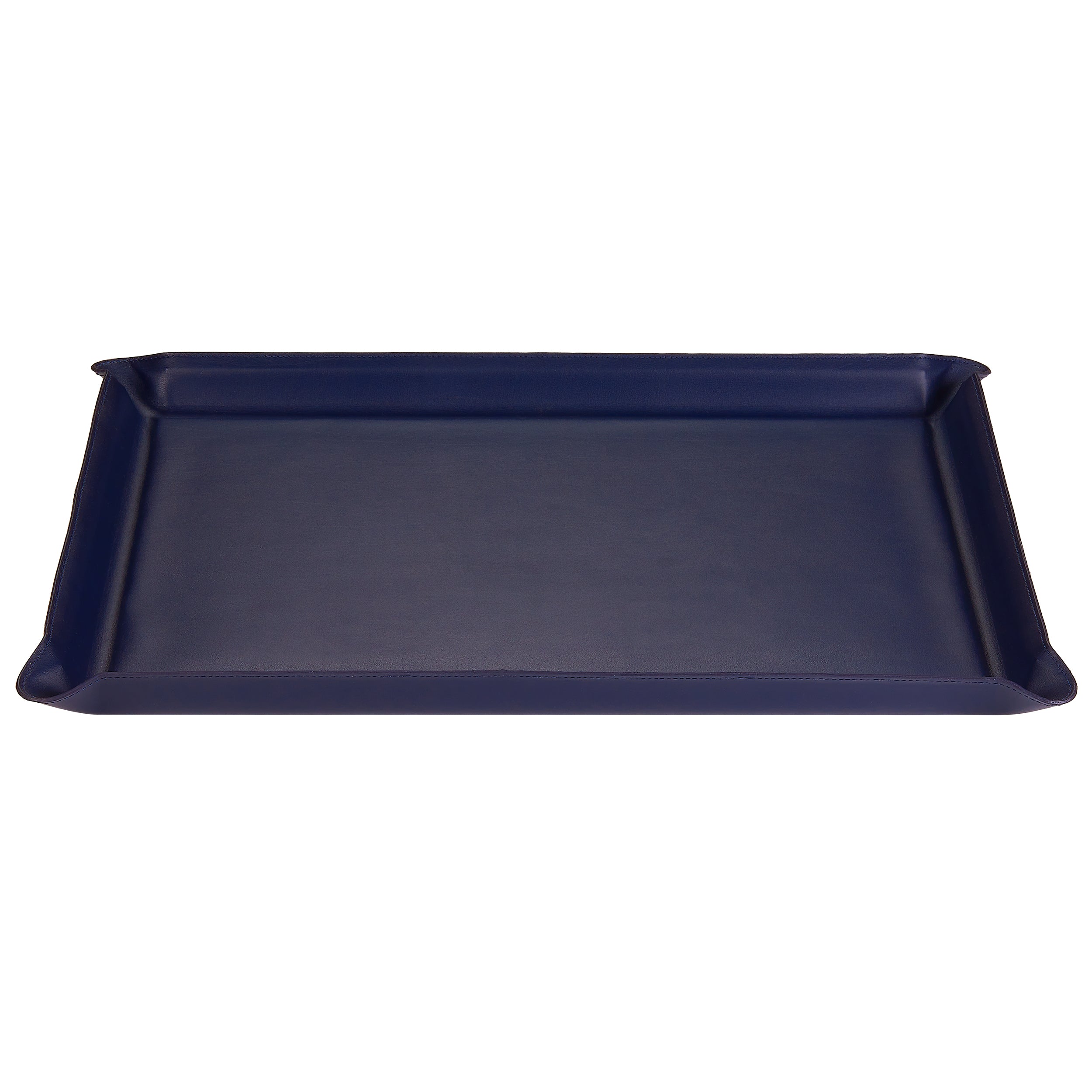 Grande Leather Ottoman Tray