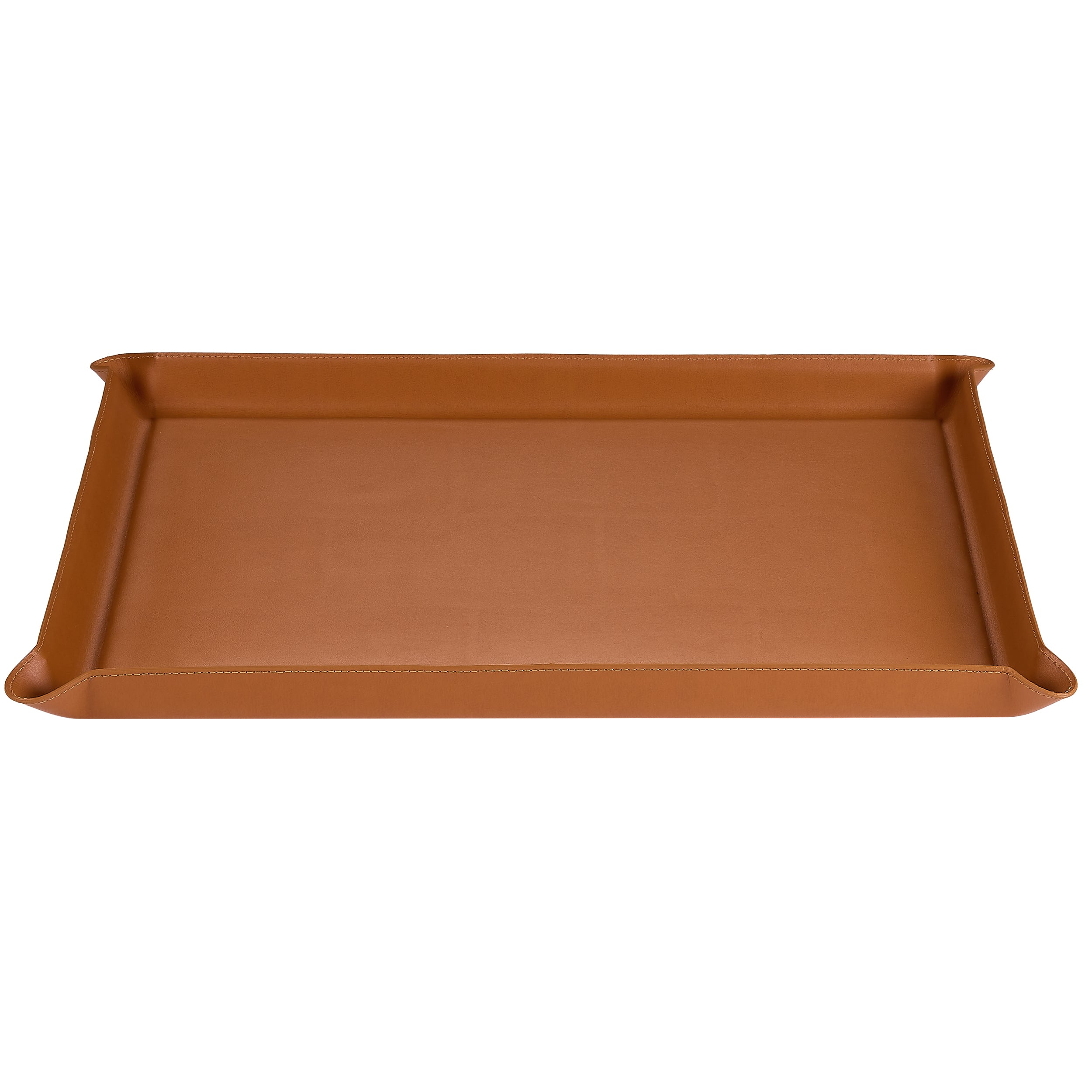 Grande Leather Ottoman Tray