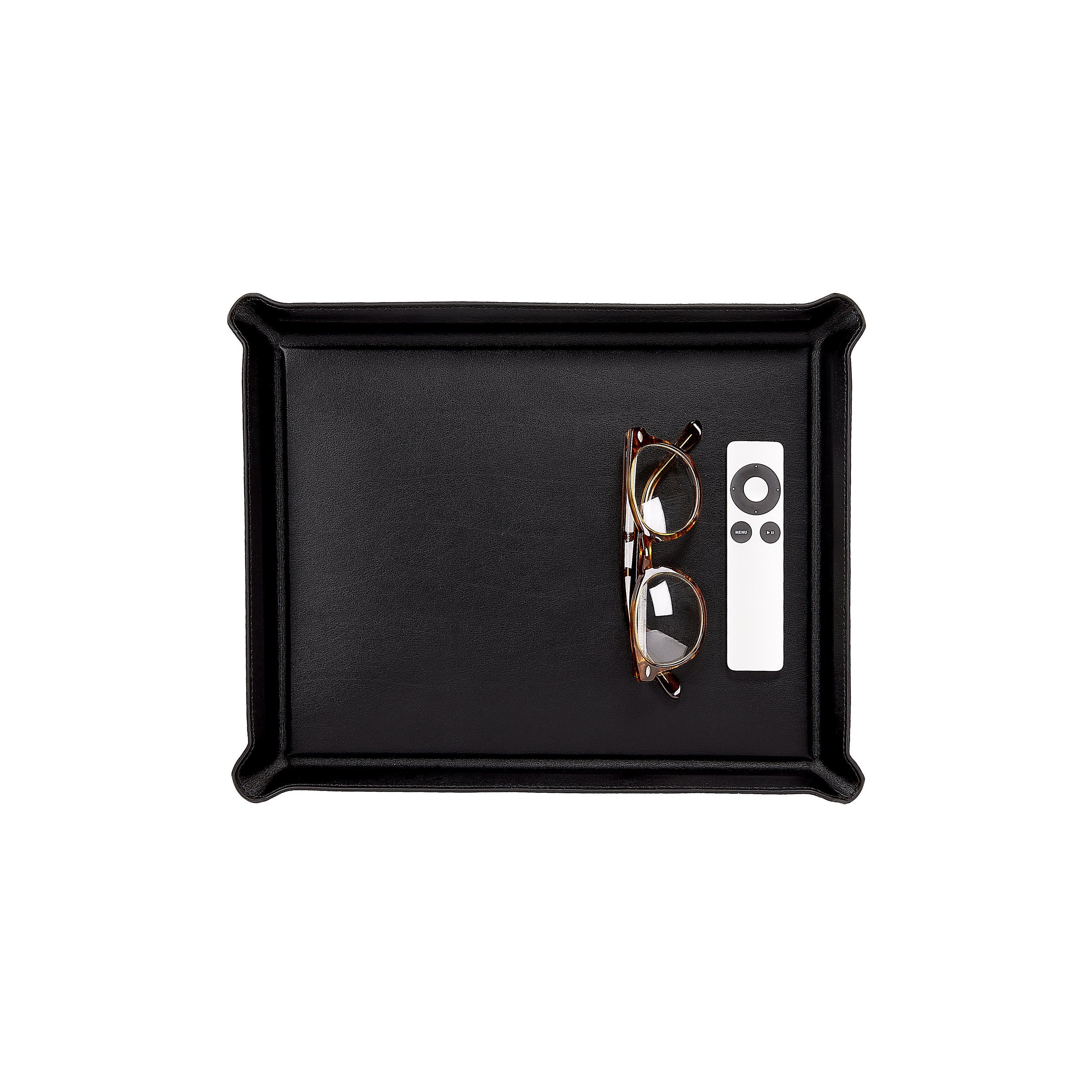 Standard Leather Ottoman Tray