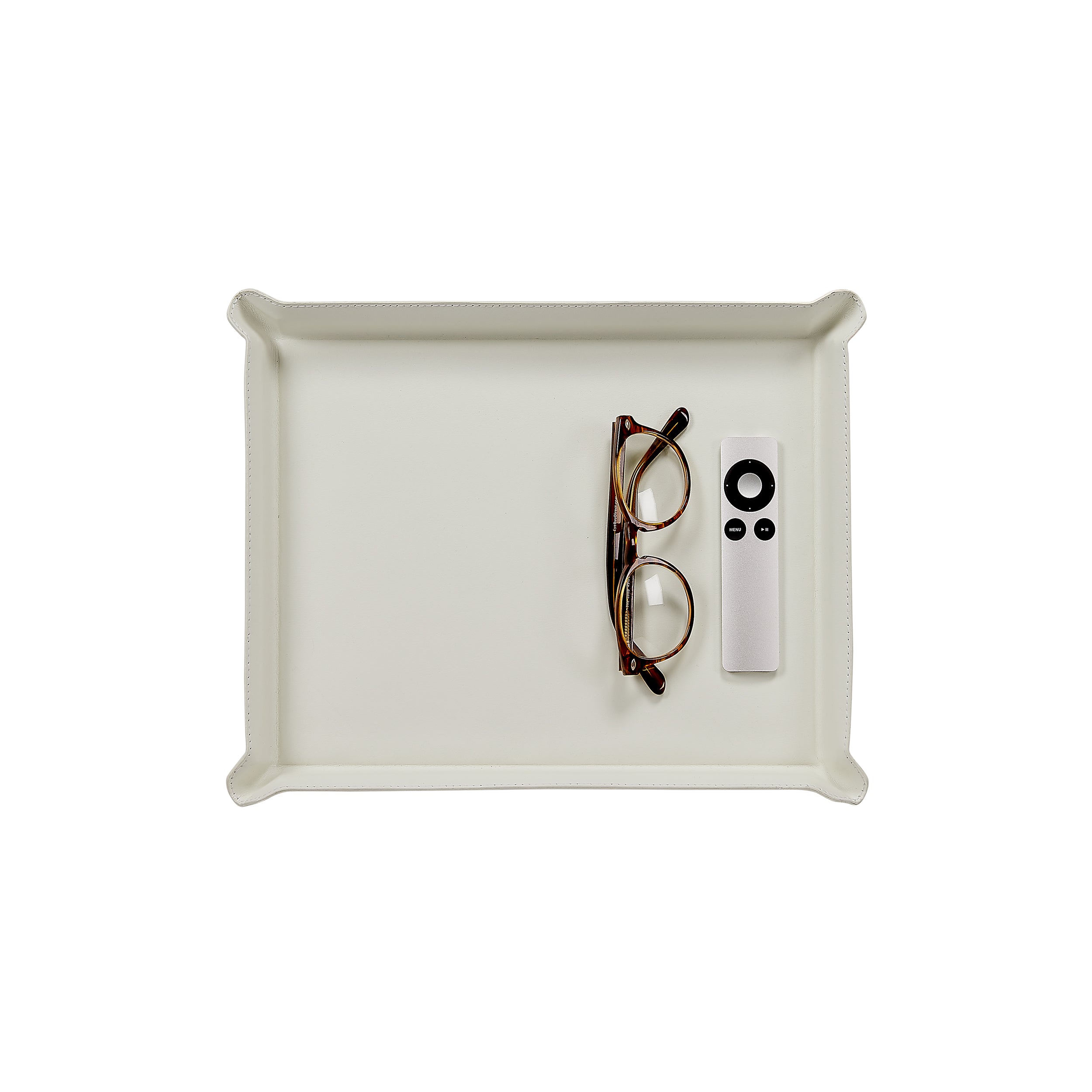 Standard Leather Ottoman Tray