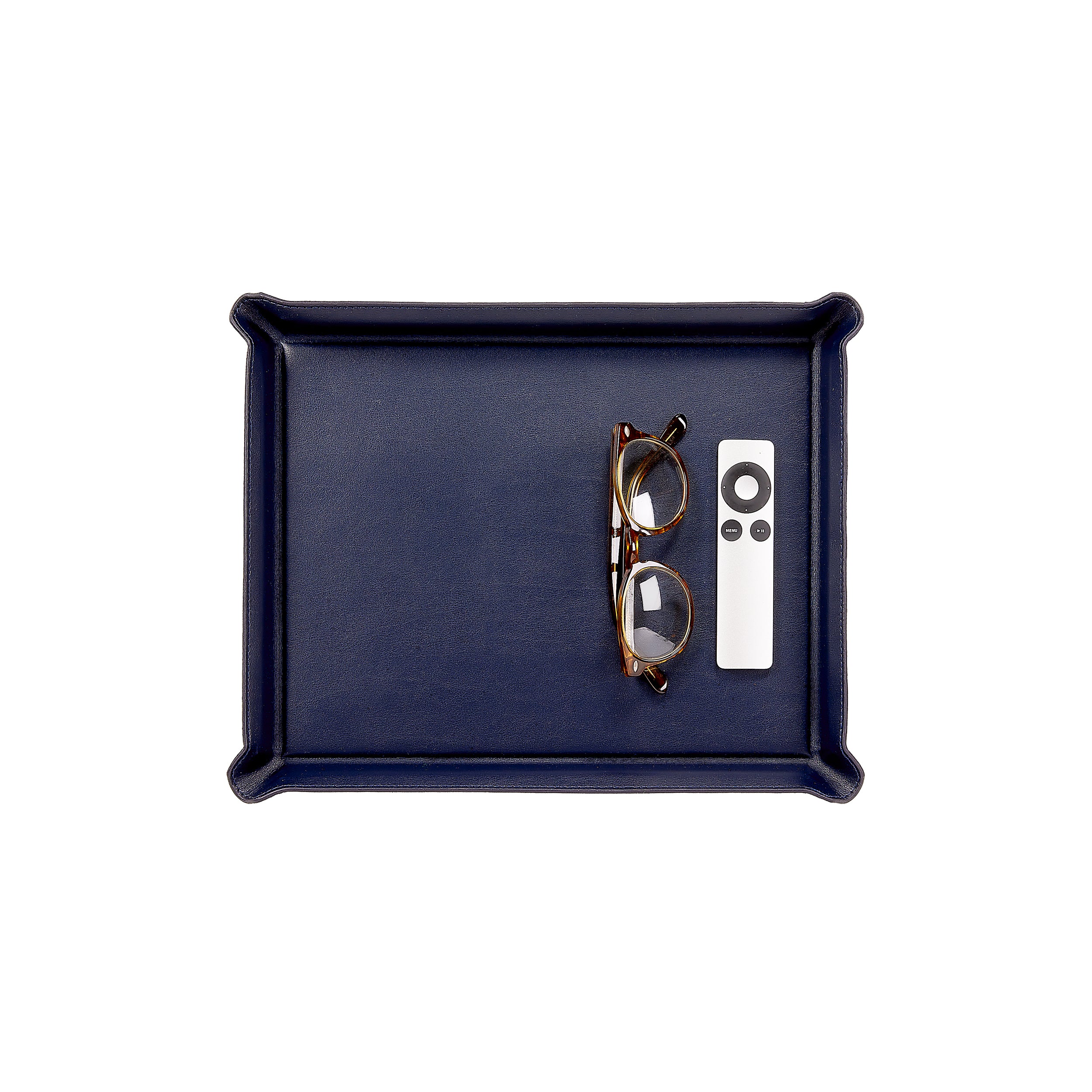 Standard Leather Ottoman Tray