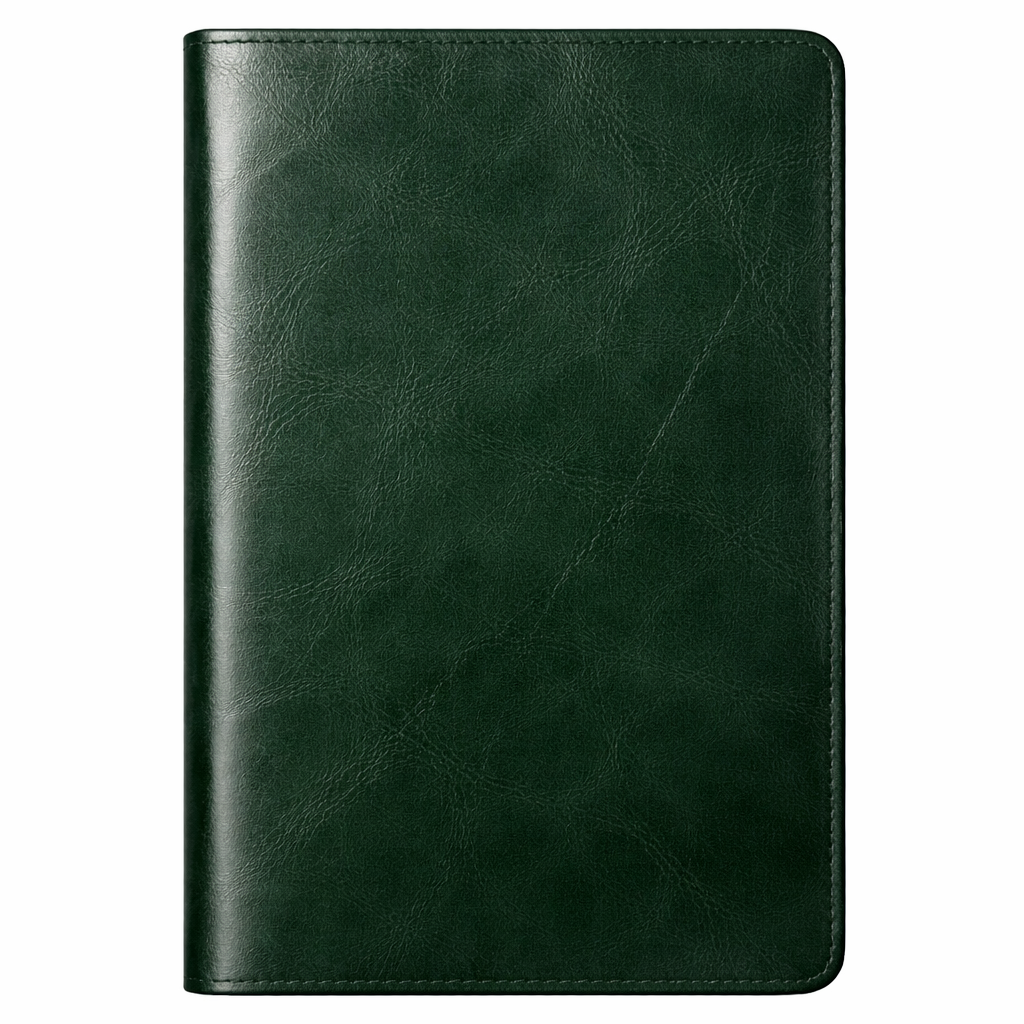 5" x 7" Medium Lined Journal Dark Green Bovine Leather
