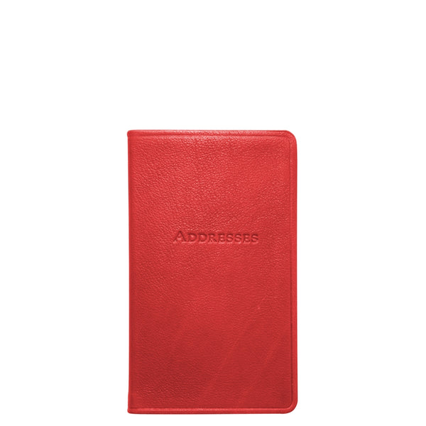 Hard Cover, Leather Bound Address Book