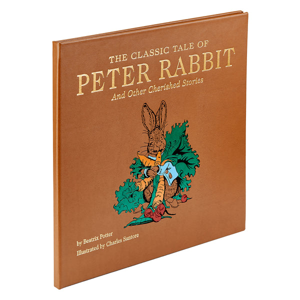 The Classic Tale of Peter Rabbit | Tan Bonded Leather – Graphic Image