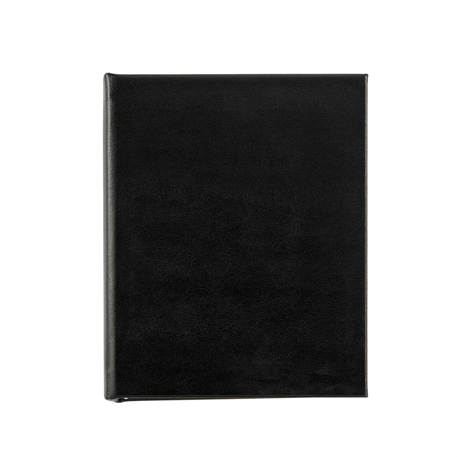 Desk Address Book Desk Address Book | Black Traditional Leather – Graphic Image