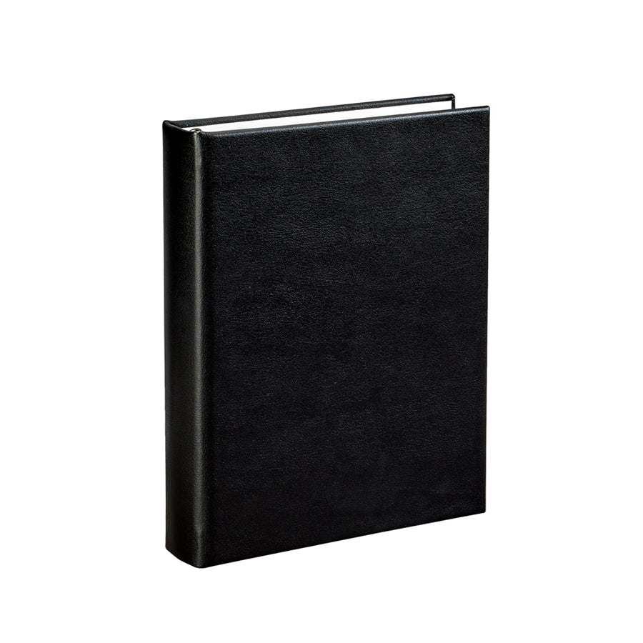 Desk Address Book Desk Address Book | Black Traditional Leather – Graphic Image