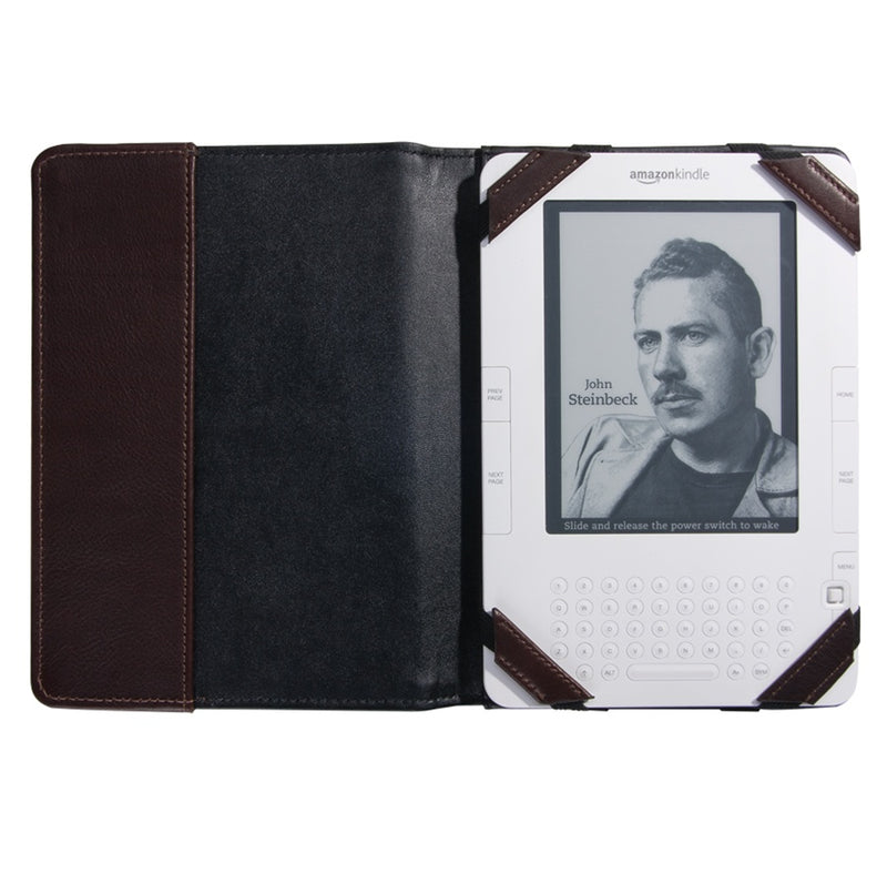 E-Reader Case | Brown Traditional Leather – Graphic Image