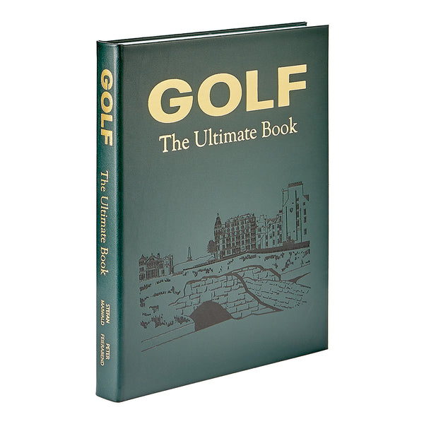Golf: The Ultimate Book | Green Bonded Leather – Graphic Image