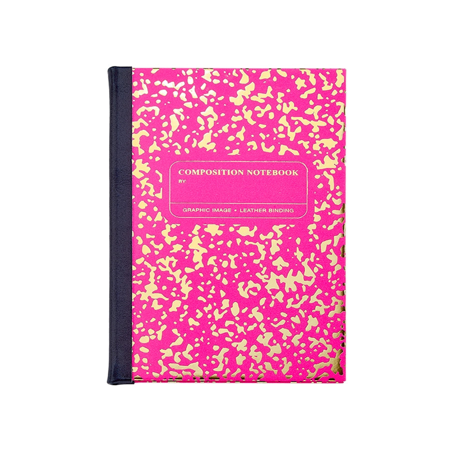 Composition Notebook | Neon Pink/Gold β Graphic Image