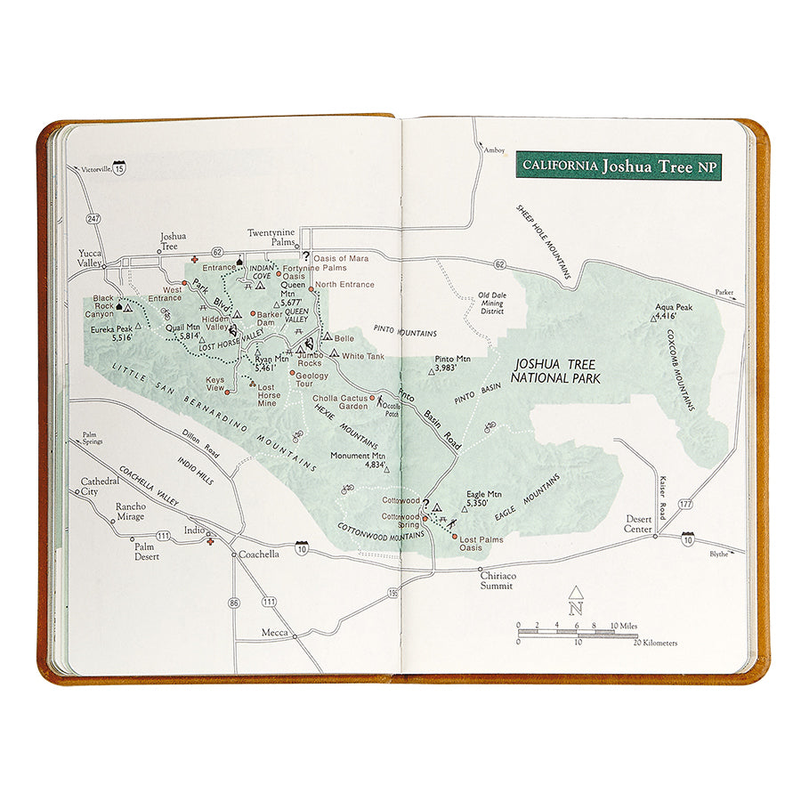 National Parks | Green Traditional Leather – Graphic Image