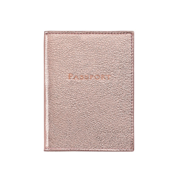 Metallic Pink Passport Holder