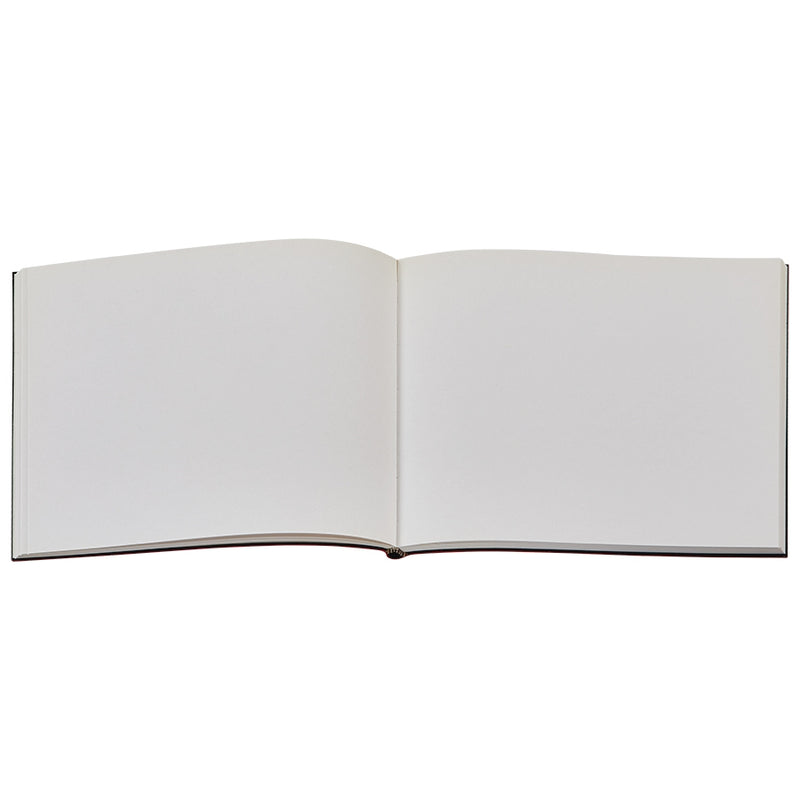 Large Sketchbook  Black Italian Bonded Leather – Graphic Image