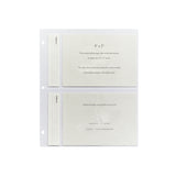 5 x 7 Large Clear Pocket Album Refill