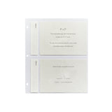 5 x 7 Large Clear Pocket Album Refill