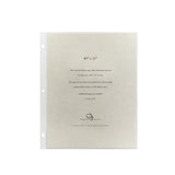 8 1/2 x 11 Large Clear Pocket Album Refill