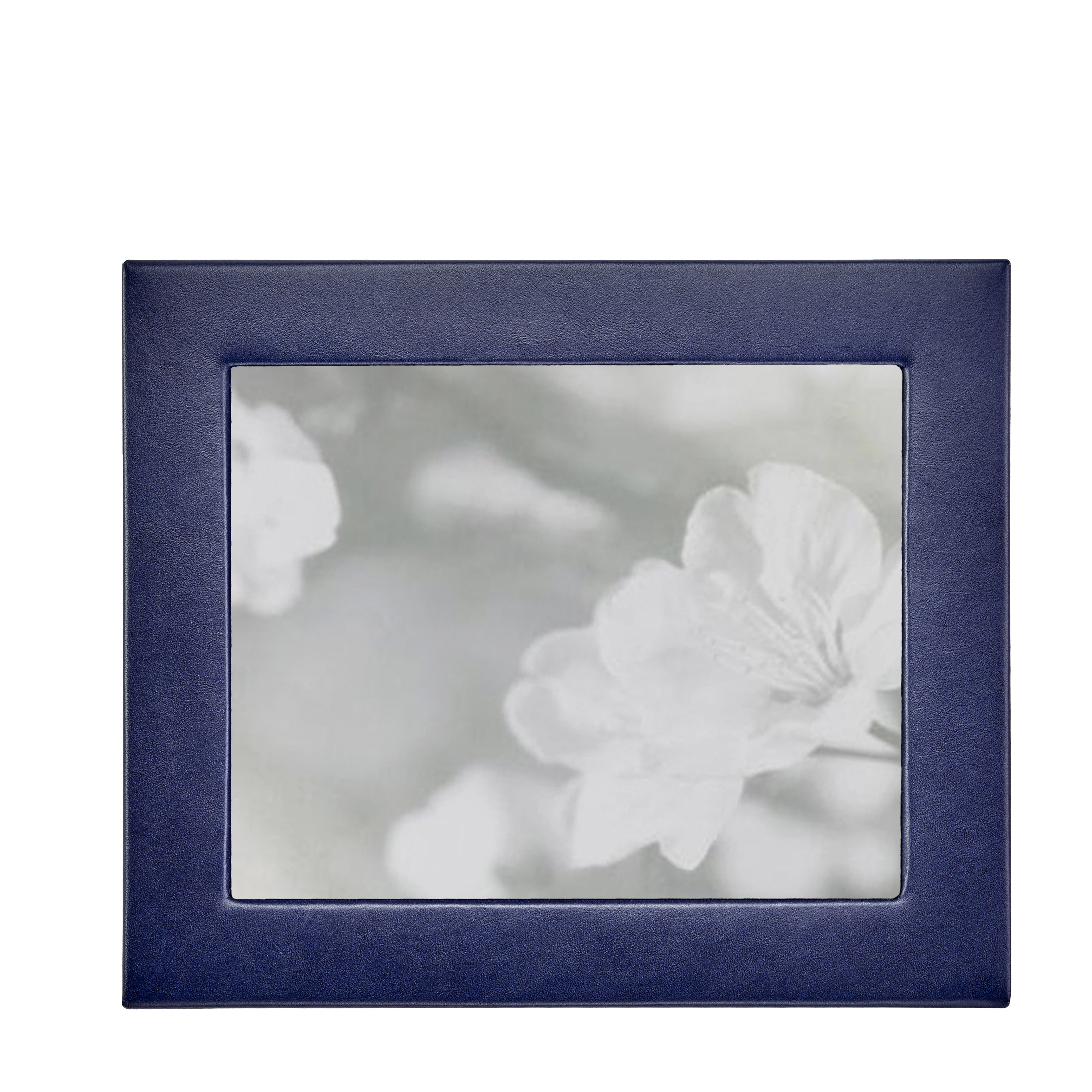 8 x 10 Studio Frame Blue Traditional Leather Graphic Image